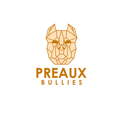 BULLIES LOGO 3d animals branding bullies bully design dog geometric geometry graphic design illustration logo logo design minimal polygonal