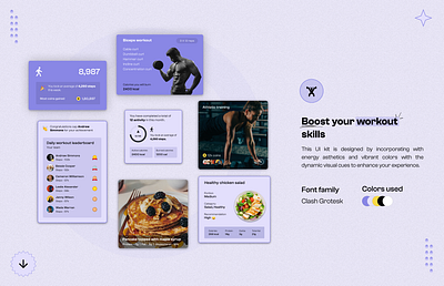 UI Kit - Health app app branding creativity design designinspiration ui ux visual visualdesign