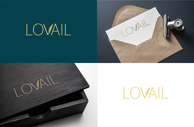 lovail logo branding design geometric graphic design logo logo design luxury minimal modern