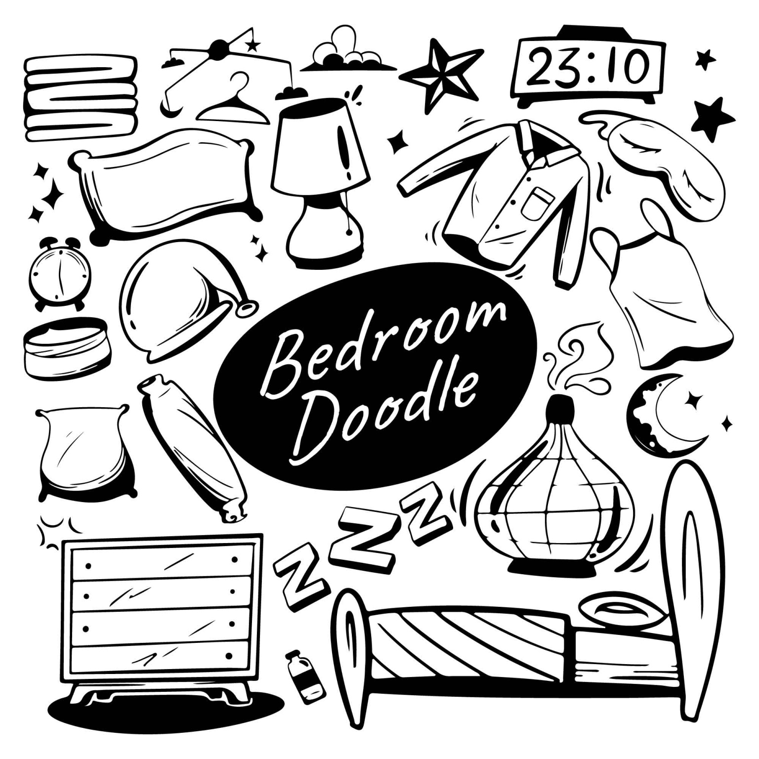 27-free-bedroom-doodles-by-unblast-on-dribbble