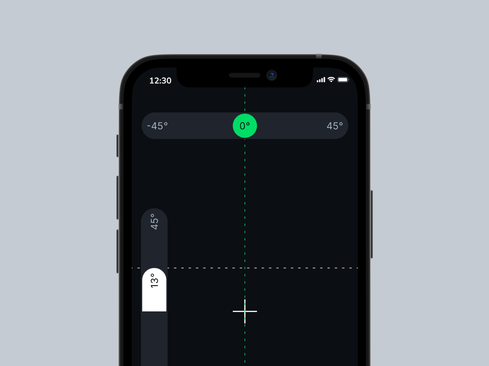 Level meter app design by Serhii Yermolenko on Dribbble