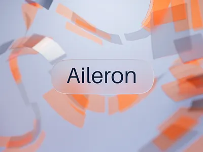 Type Explorations #07 3d aileron b3d blender fonts illustration render type