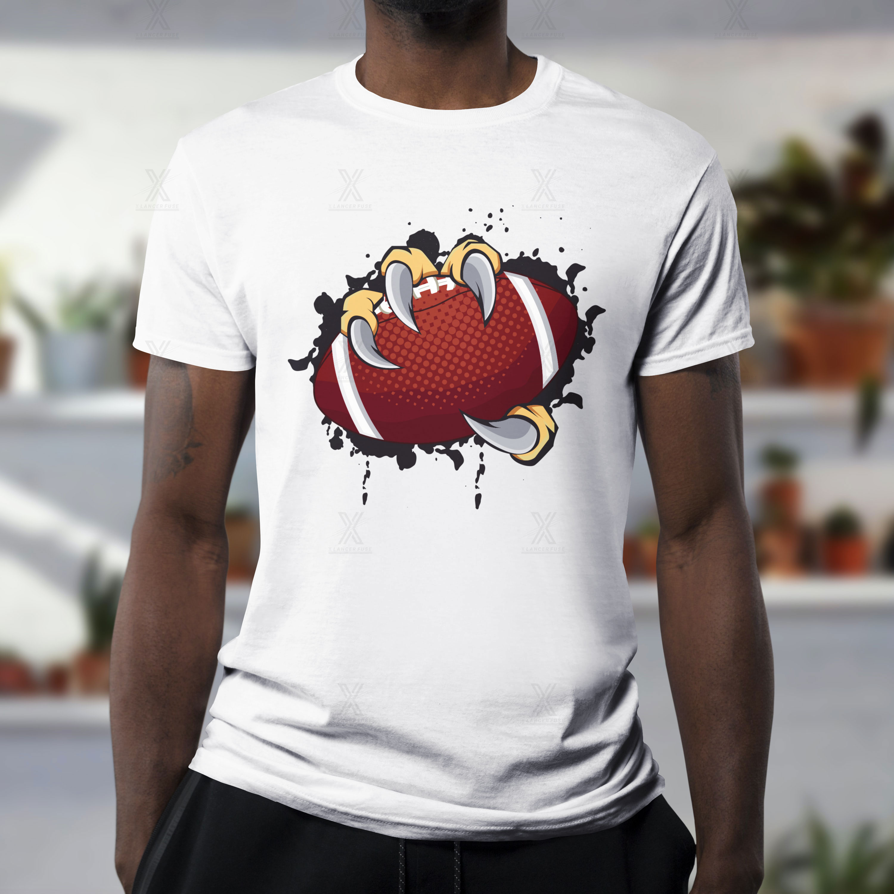 Custom football t shirts hot sale designs