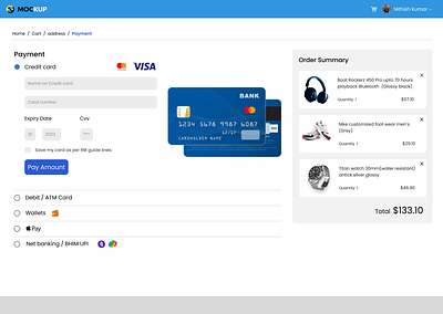 Credit Card Checkout - Daily UI 002 figma graphic design logo ui uidesign