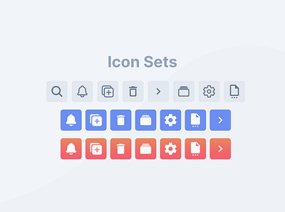 Icon Set (Daily UI Challenge Day 55) daily ui daily ui dailyui design ui uiux ux