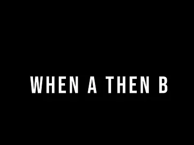 "When A then B" Voiceover Marketing Animation 2d animation design drawing graphic design illustration logo typography vector