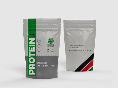 Protein Package Design brand branding clean design digital digital art graphic design identity branding minimal modern package package design powder protein protein powder