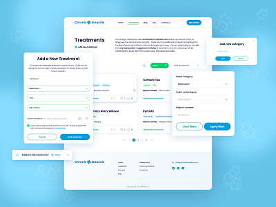 Site for Treatment Recommendations | Chronic Sinusitis blue ehealth health health improvement health lifestyle healthcare med medical medical care medicine medtech site treatment ui user experience ux web website wedsite design well being