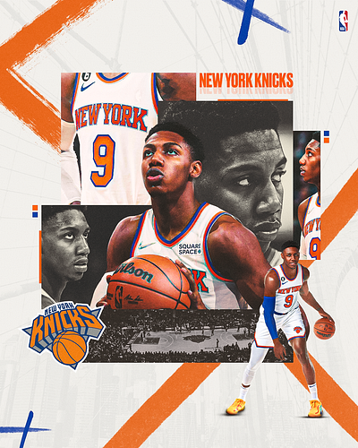 Rj Barrett Basketball Design Poster Knicks T-shirt