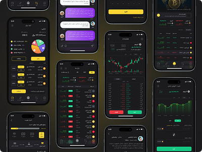 Exchange App admin application crypto dark design exchange app figma light