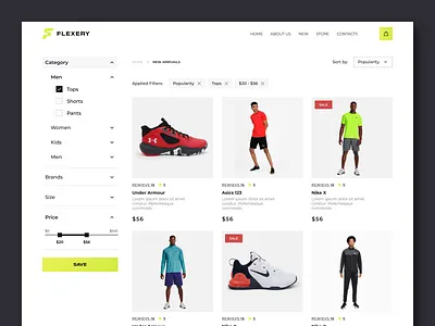 Sportswear e-commerce store checkout e commerce e commerce design e store marketplace obvious obvious design obvious studio search shop shopify sport store