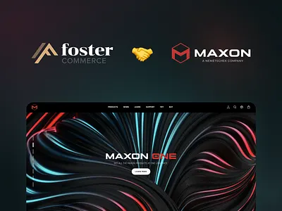 Website development for Maxon design development figma ui ux