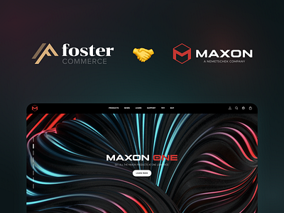 Website development for Maxon design development figma ui ux