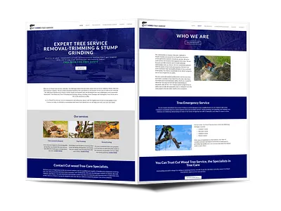 Tree Service Website branding design tree service ui website weebly