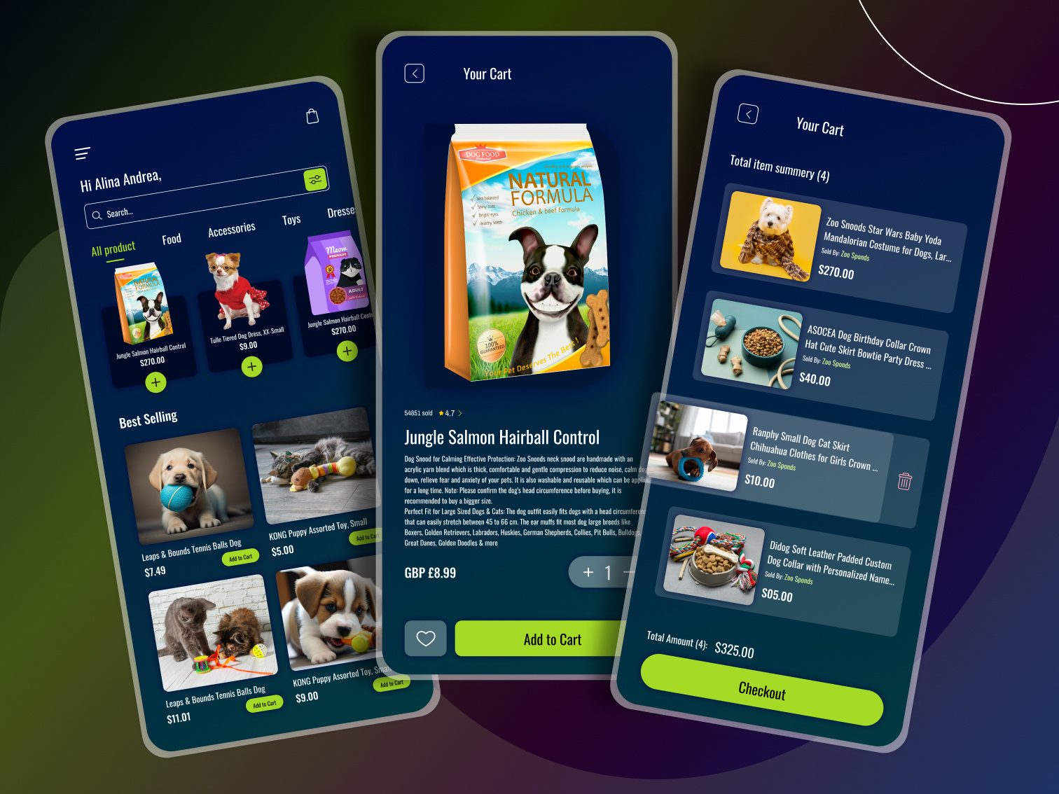 Pet Store App Design by Mourin Mondol on Dribbble