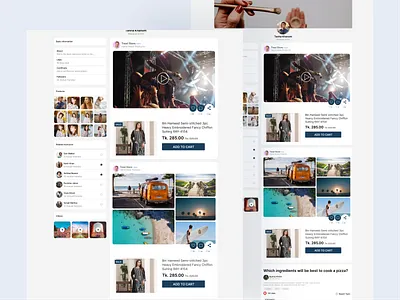 Profile page branding design graphic design illustration profile trendy design typography ui ux