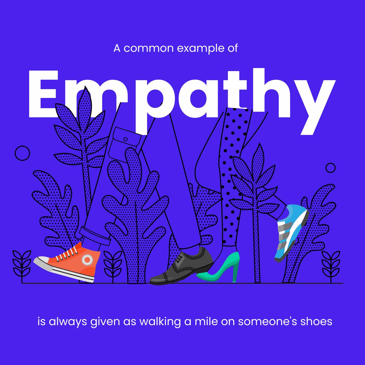 A Quote on Empathy! 2d abstract abstract design adobe illustration animation branding design empathy engine floral graphic design illustration leaves motion graphics pattern technology texture typography ui ux vector