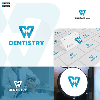 Minimal logo for "DENTISTRY" brand brand identity dentistry logo unique logo