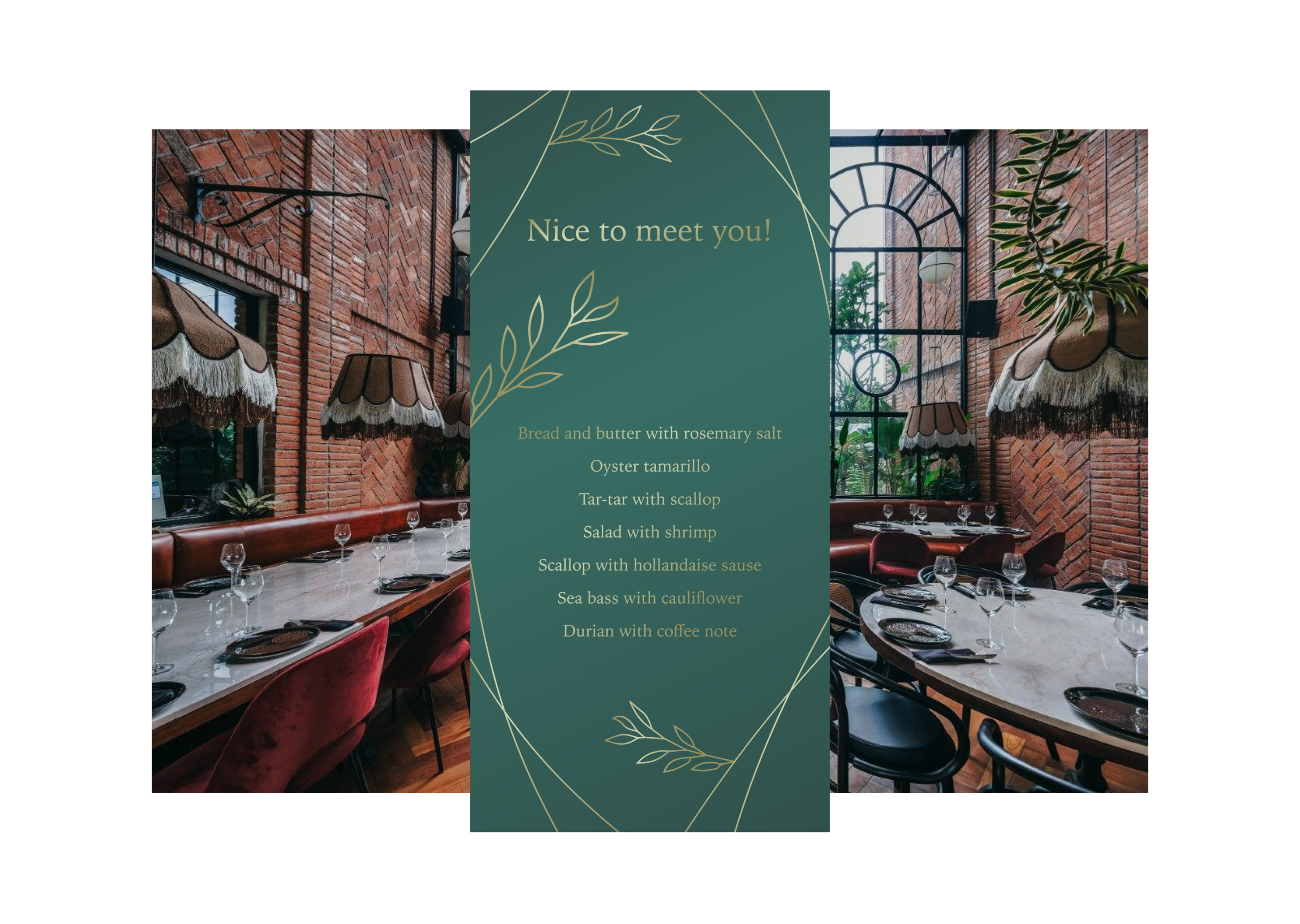 Bali restaurant menu art branding design graphic design icon illustration logo ui vector web