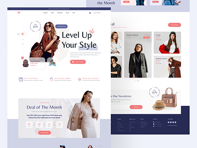Shop - Fashion Brand app branding dashboard design illustration logo ui ux vector website