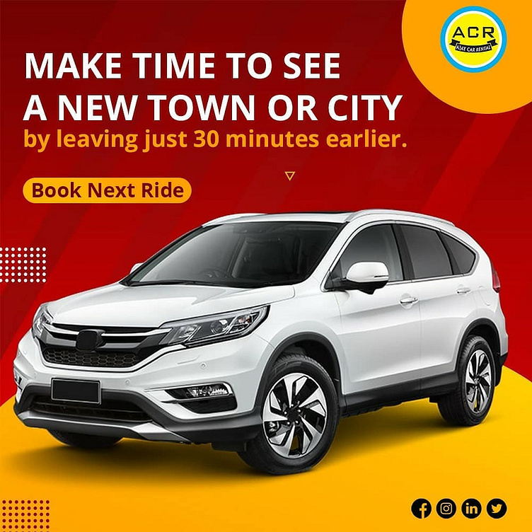 Book your Car ride on Rent in Gurgaon by Ajay car rental on Dribbble