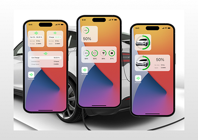 Car Charger App art branding design graphic design icon illustration logo ui vector web
