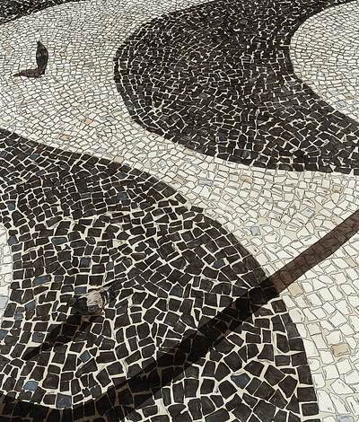 Ipanema sidewalk artwork details illustration ipanema procreate rio de janeiro sidewalk texture
