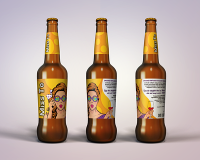 Wine based drink label design and mockup branding design figma mockup package photoshop
