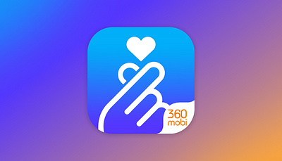 360Live App Icon branding design graphic design logo ui vector web design