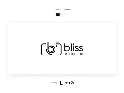 Bliss - Photo Studio Logo Design identity identity design illustrator logo logo design logo designer