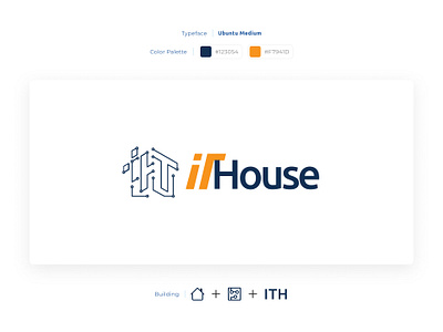 IT House - IT Hardware Store Logo Design branding identity illustrator logo logo design logo designer