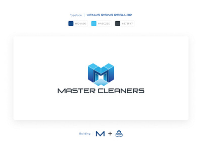 Master Cleaners - Cleaning Company Logo Design branding identity illustrator logo logo design logo designer