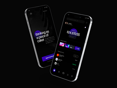 Finance & Banking Management Mobile App banking card cards credit debit design finance home mobile splash ui ui ux uidesign uiux