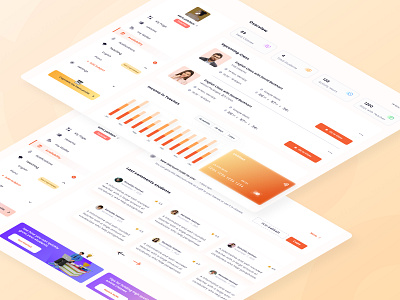 Dashboard bank card card chart dashboard dashboarddesign education italki learning onlineteaching overview preply sidebar ui ux visualdesign