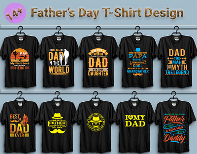 FATHER'S DAY T-SHIRT DESIGN branding bulk design graphic design illustration logo retro t shirt t shirt design ui vector