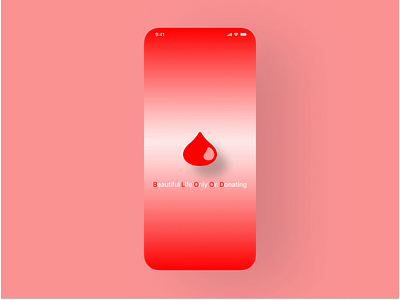 Blood Donation App app branding design illustration logo typography ui vector