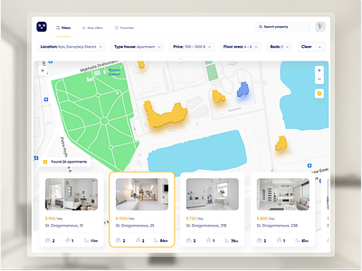 Bird Rental App VisionOS clean design minimal mobile property real estate rent rental spatial ui visions web white