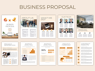 BUSINESS PROPOSAL business proposal graphic design