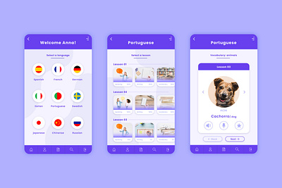 App to learn languages app to learn languages graphic design