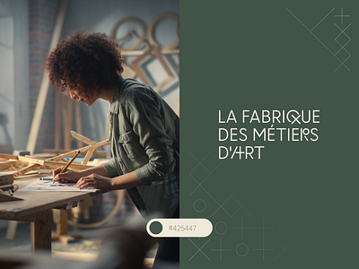 La Fabrique des Métiers d'Art® - Logo branding art brand branding design graphic art graphic design graphisme illustration letter logo logotype mark type typeface typography ui work