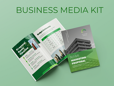 BUSINESS MEDIA KIT book business media kit graphic design