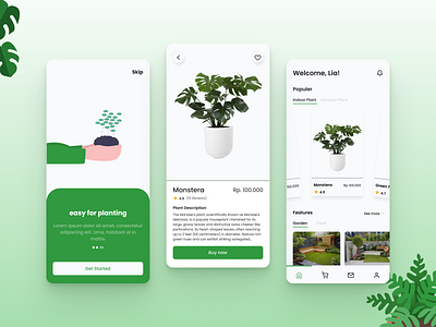 Greencare APP app design gardenapp mobile design mobileapp plantapp ui ux