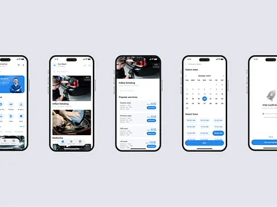 Autoservice app app auto autoservice branding design graphic design illustration logo typography ui ux vector
