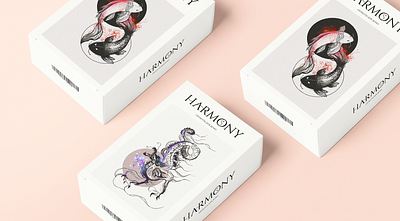 Иллюстрации и логотип для бренда "Harmony" branding design graphic design ill illustration logo