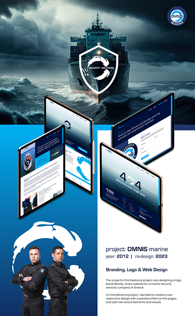 Omnis Marine Security - Brand and Web branding design graphic design motion graphics responsive design webdesign