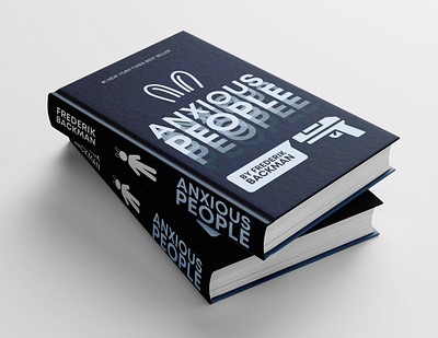 Anxious people / Book cover design book design branding design logo