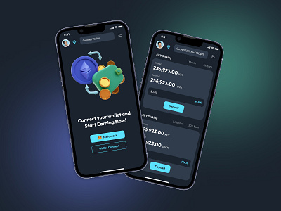 Crypto App crypto app dark theme design minimal mobile app ui ui design user experience ux