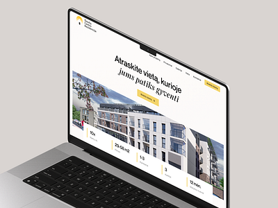 Real Estate Project Landing Page branding contrast contrast studio landing page logo real estate typography ui ui design ux ux design web design