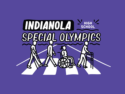 Special Olympics Abbey Road Doodle abbey road athletes doodle high school sports iowa keith haring olympic design olympics pop art special olympics special olympics shirt the beatles