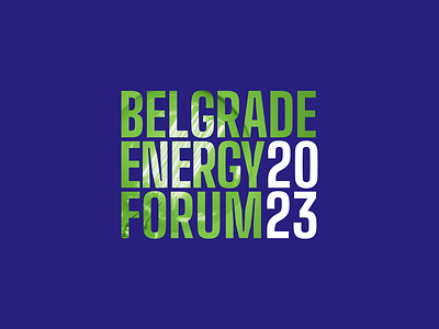 Belgrade Energy Forum belgrade blue branding ecology energy fourm green logotype